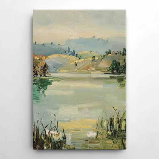 Burlington Peaceful Lakeside - Canvas Wall Art
