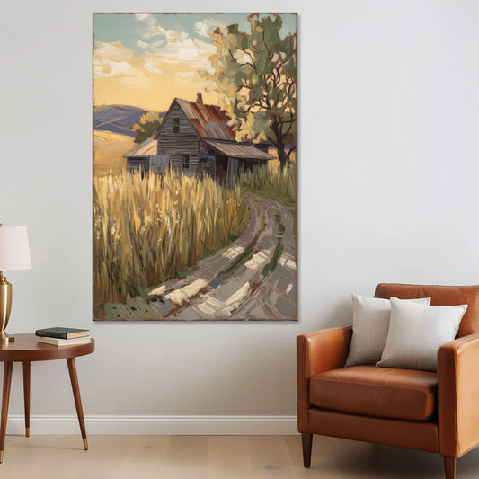 Burlington Rustic Charm - Canvas Wall Art - Sofa - 40x60