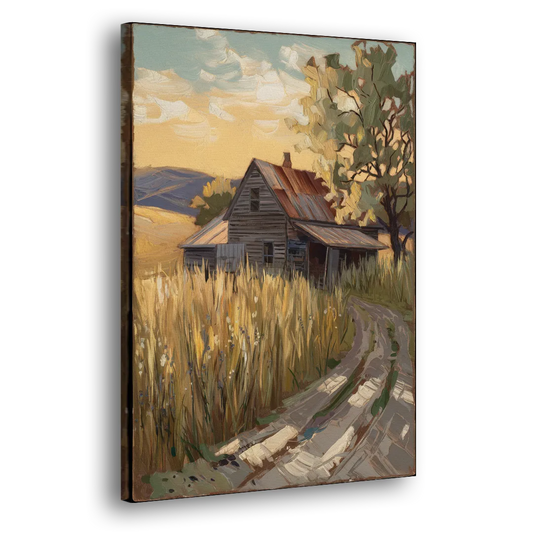 Burlington Rustic Charm Side - Canvas Wall Art