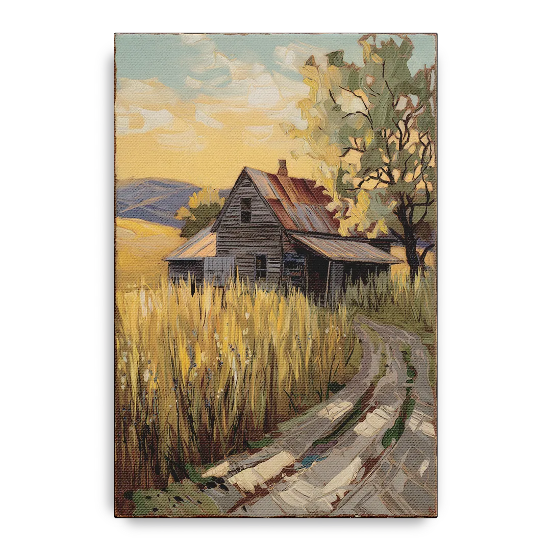 Burlington Rustic Charm Front - Canvas Wall Art