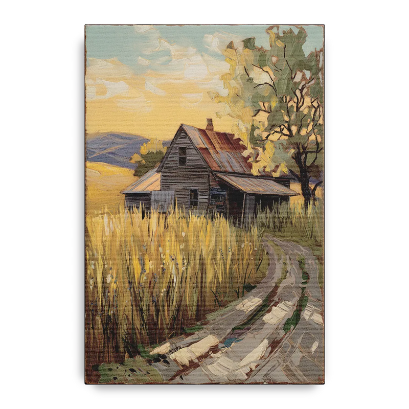 Burlington Rustic Charm Front - Canvas Wall Art