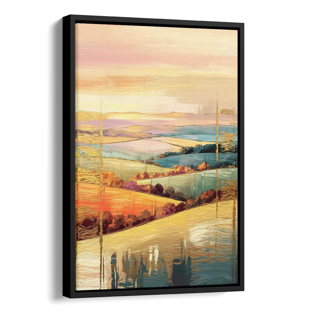 Burlington Scenic Horizons Side - Black Canvas Wall Art