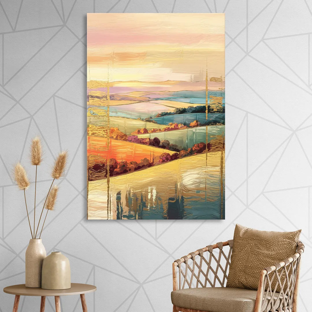 Burlington Scenic Horizons Living Room - Canvas Wall Art