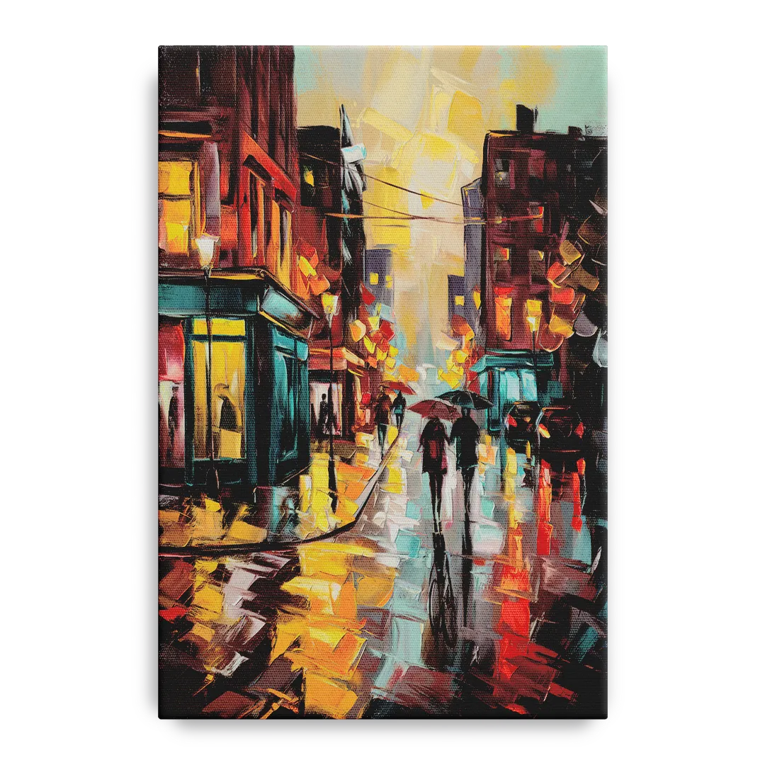 Burlington Urban Street Scenes Front - Canvas Wall Art