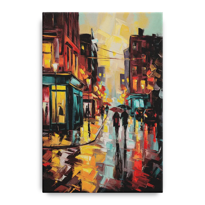 Burlington Urban Street Scenes Front - Canvas Wall Art