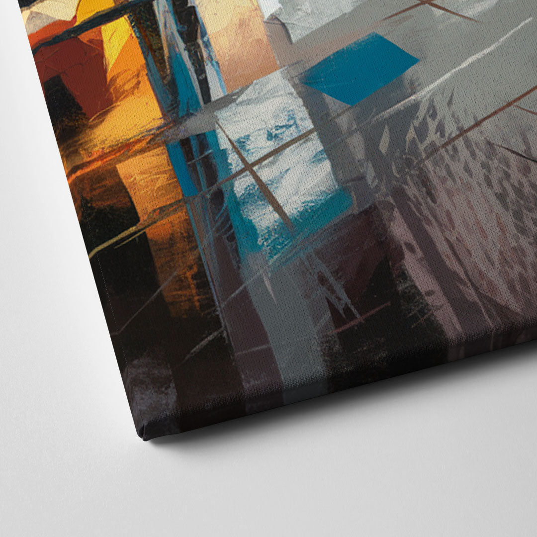 Burlington Vibrant Downtown Canvas Close Up