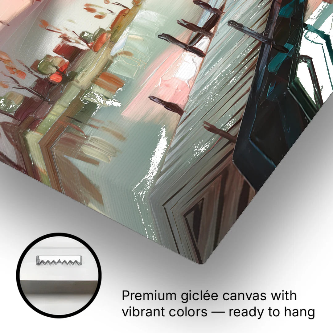 Burlington Waterfront Views - Canvas Wall Art - Gallery Wrap Corner