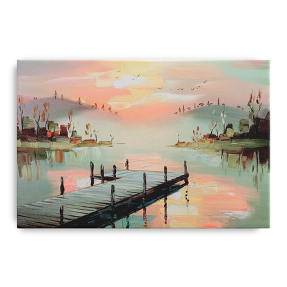 Burlington Waterfront Views Front - Canvas Wall Art