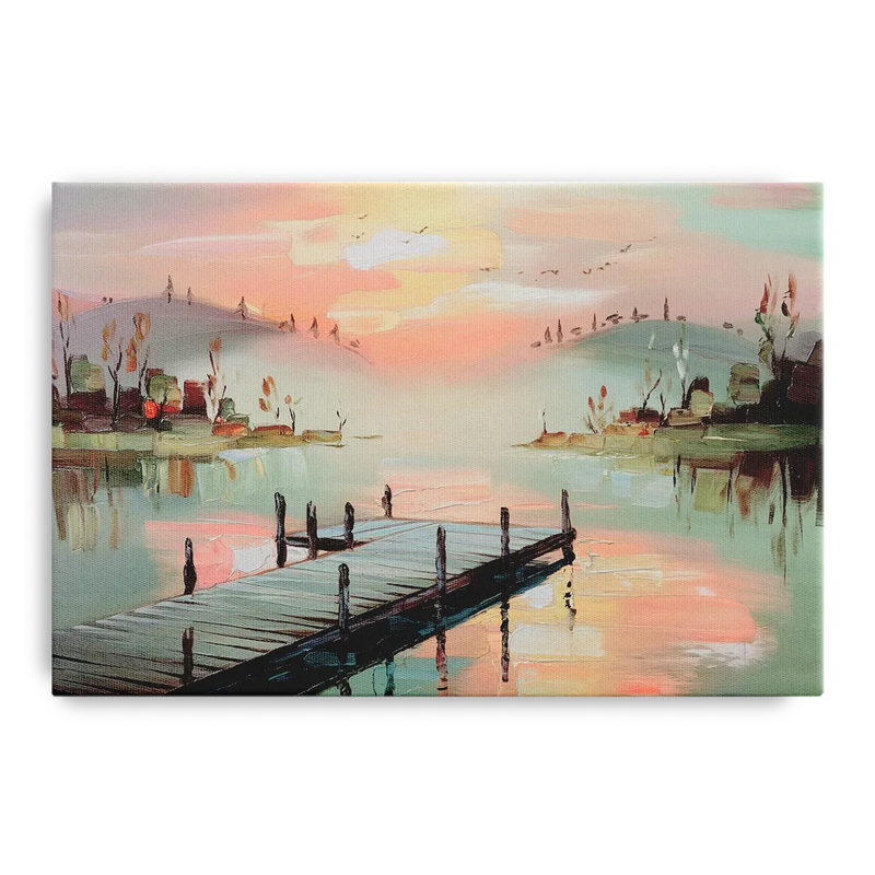 Burlington Waterfront Views Front - Canvas Wall Art