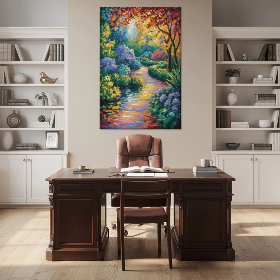 Butchart Gardens Bloom - Canvas Wall Art - Office - 40x60