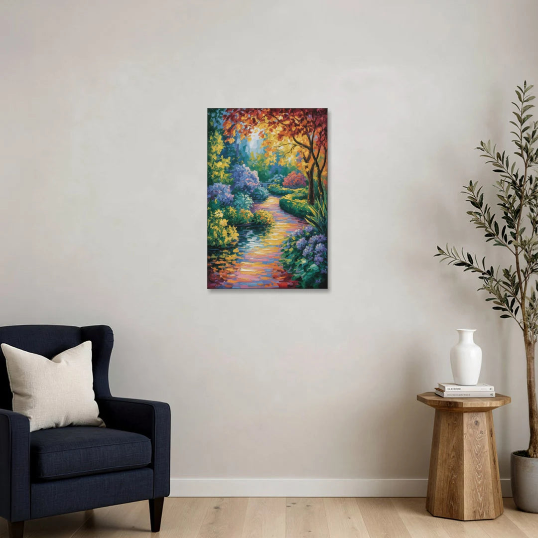 Butchart Gardens Bloom - Canvas Wall Art - Sofa - 20x30