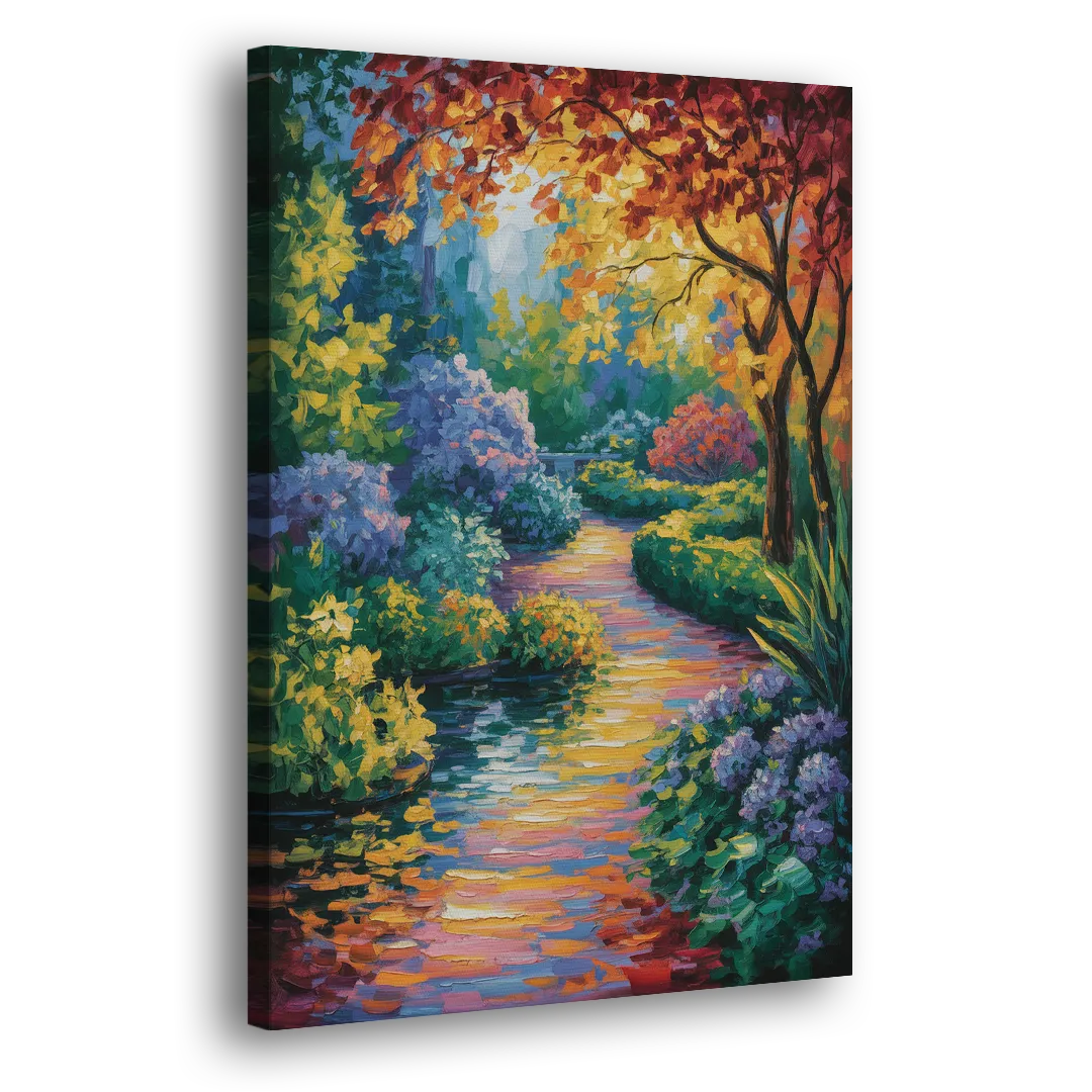Butchart Gardens Bloom Side - Canvas Wall Art