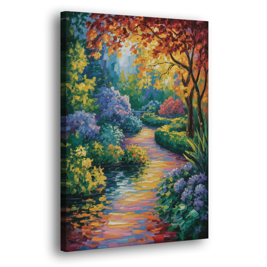 Butchart Gardens Bloom Side - Canvas Wall Art