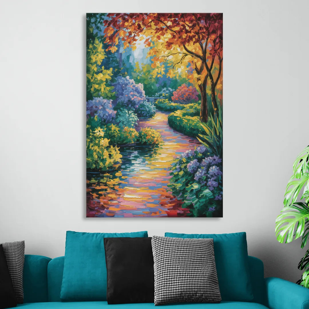 Butchart Gardens Bloom Living Room - Canvas Wall Art