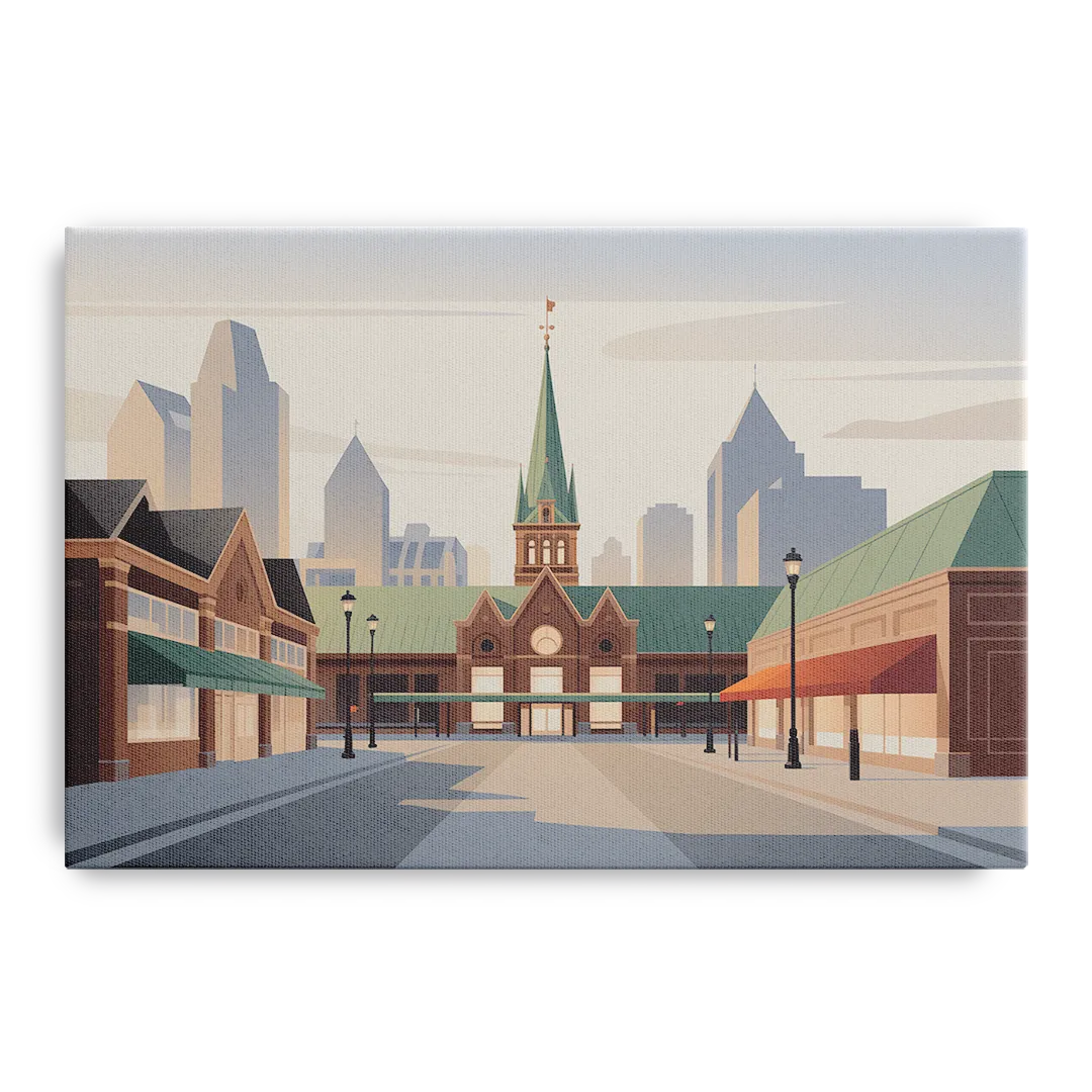 ByWard Market Charm Front - Canvas Wall Art