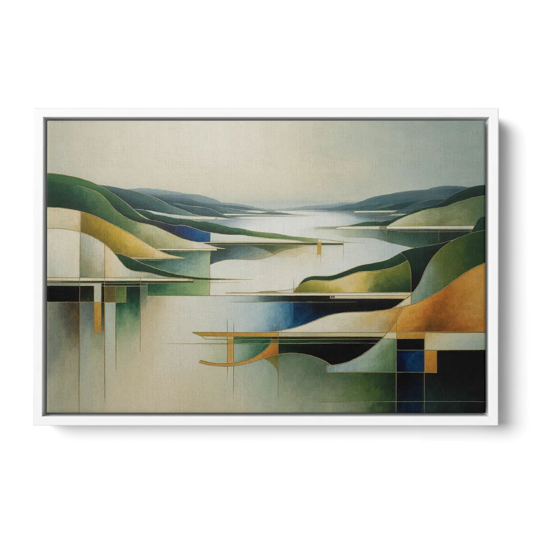 Bygdøy Peninsula Beauty Front - White Canvas Wall Art