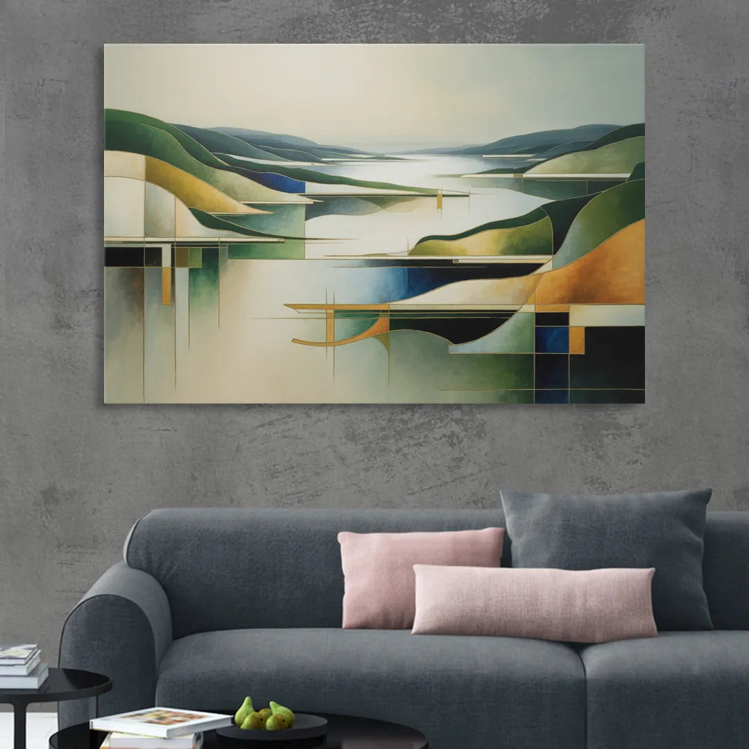 Bygdøy Peninsula Beauty Living Room - Canvas Wall Art