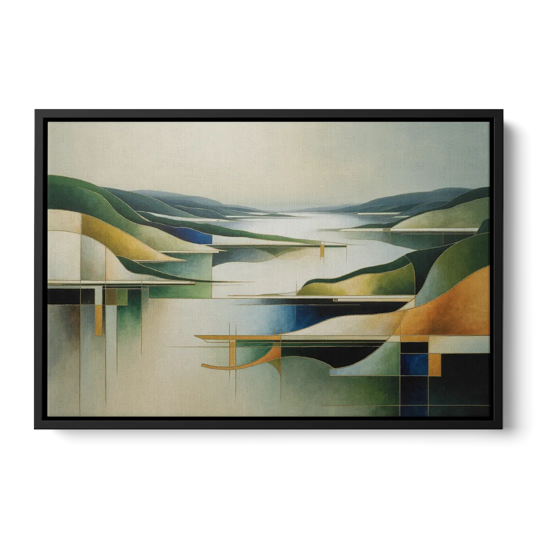 Bygdøy Peninsula Beauty Front - Black Canvas Wall Art