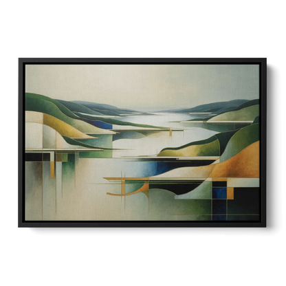 Bygdøy Peninsula Beauty Front - Black Canvas Wall Art