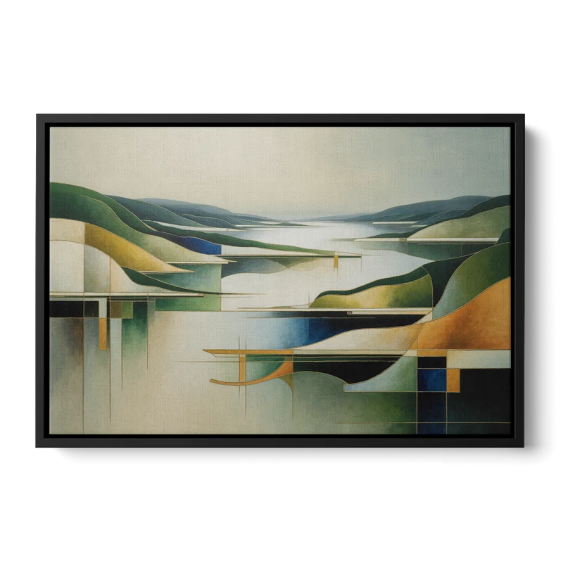 Bygdøy Peninsula Beauty Front - Black Canvas Wall Art