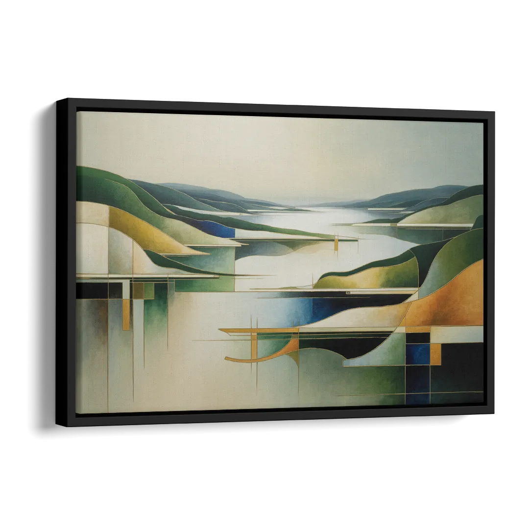 Bygdøy Peninsula Beauty Side - Black Canvas Wall Art