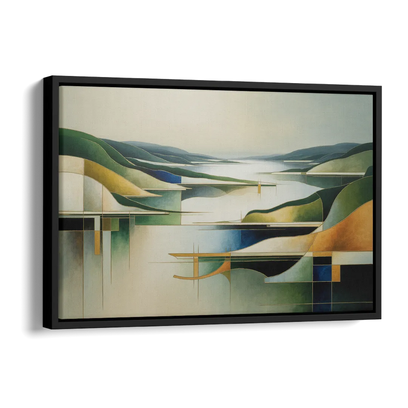 Bygdøy Peninsula Beauty Side - Black Canvas Wall Art