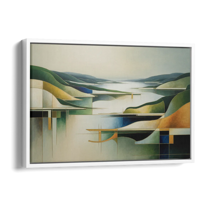 Bygdøy Peninsula Beauty Side - White Canvas Wall Art