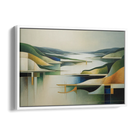 Bygdøy Peninsula Beauty Side - White Canvas Wall Art