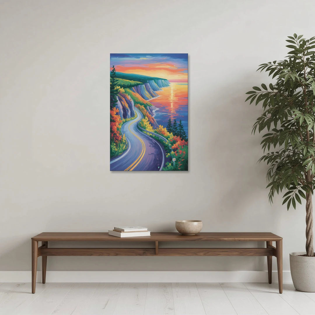 Cabot Trail Vista - Canvas Wall Art - Coffee Table - 24x36