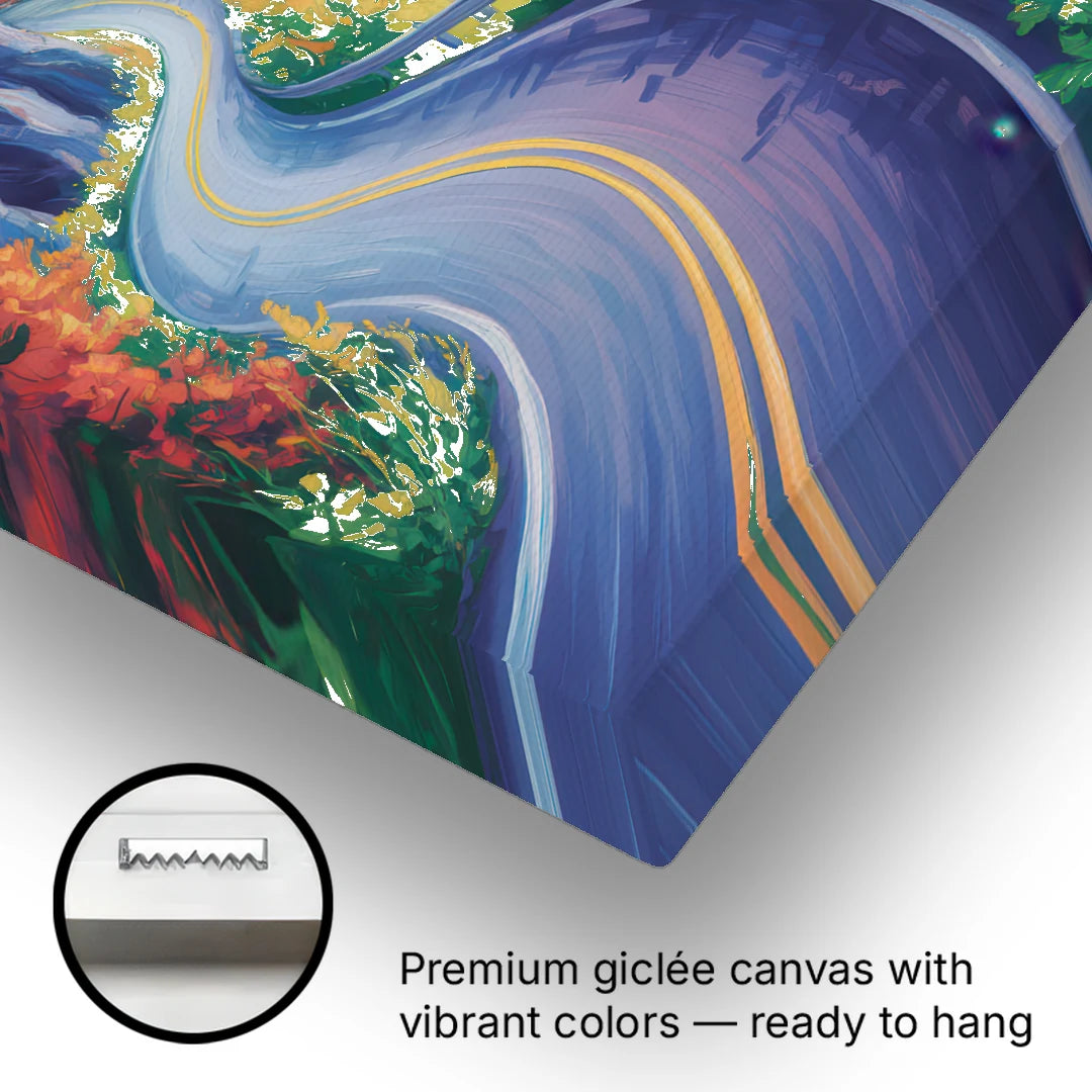 Cabot Trail Vista - Canvas Wall Art - Gallery Wrap Corner