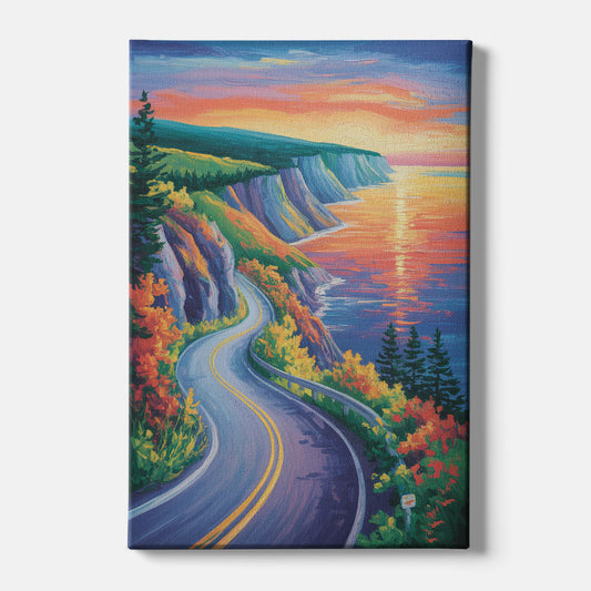 Cabot Trail Vista - Canvas Wall Art