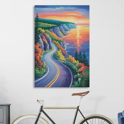 Cabot Trail Vista Living Room - Canvas Wall Art