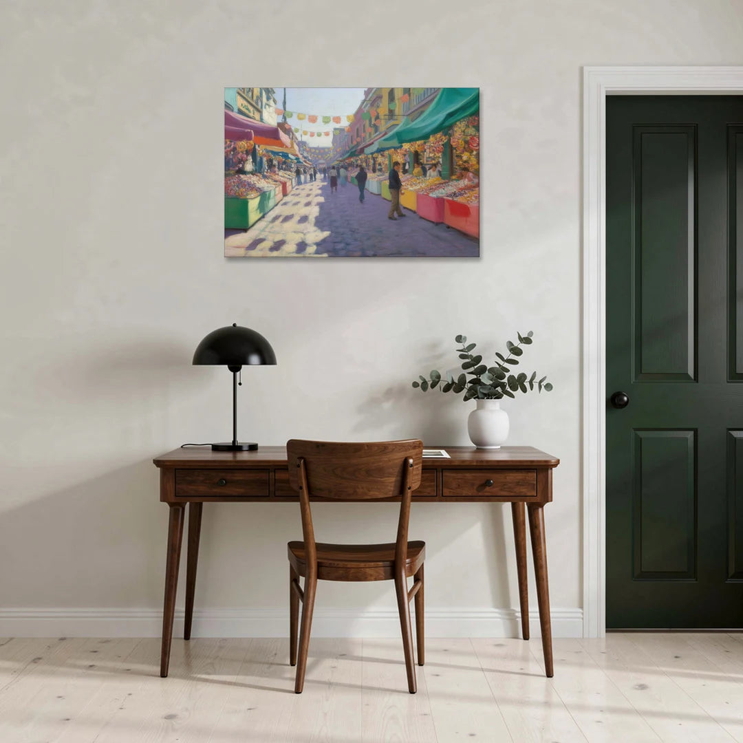 Calle de los Dulces - Canvas Wall Art - Office - 36x24