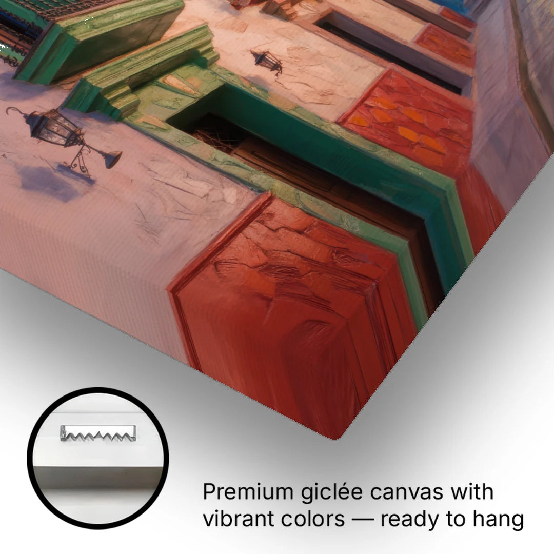Callejón del Beso Alley - Canvas Wall Art - Gallery Wrap Corner