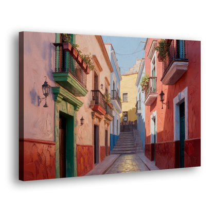Callejón del Beso Alley Side - Canvas Wall Art