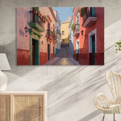 Callejón del Beso Alley Sitting Room - Canvas Wall Art