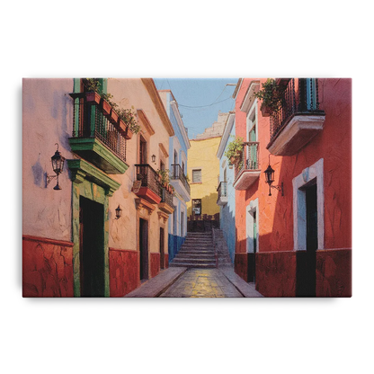 Callejón del Beso Alley Front - Canvas Wall Art