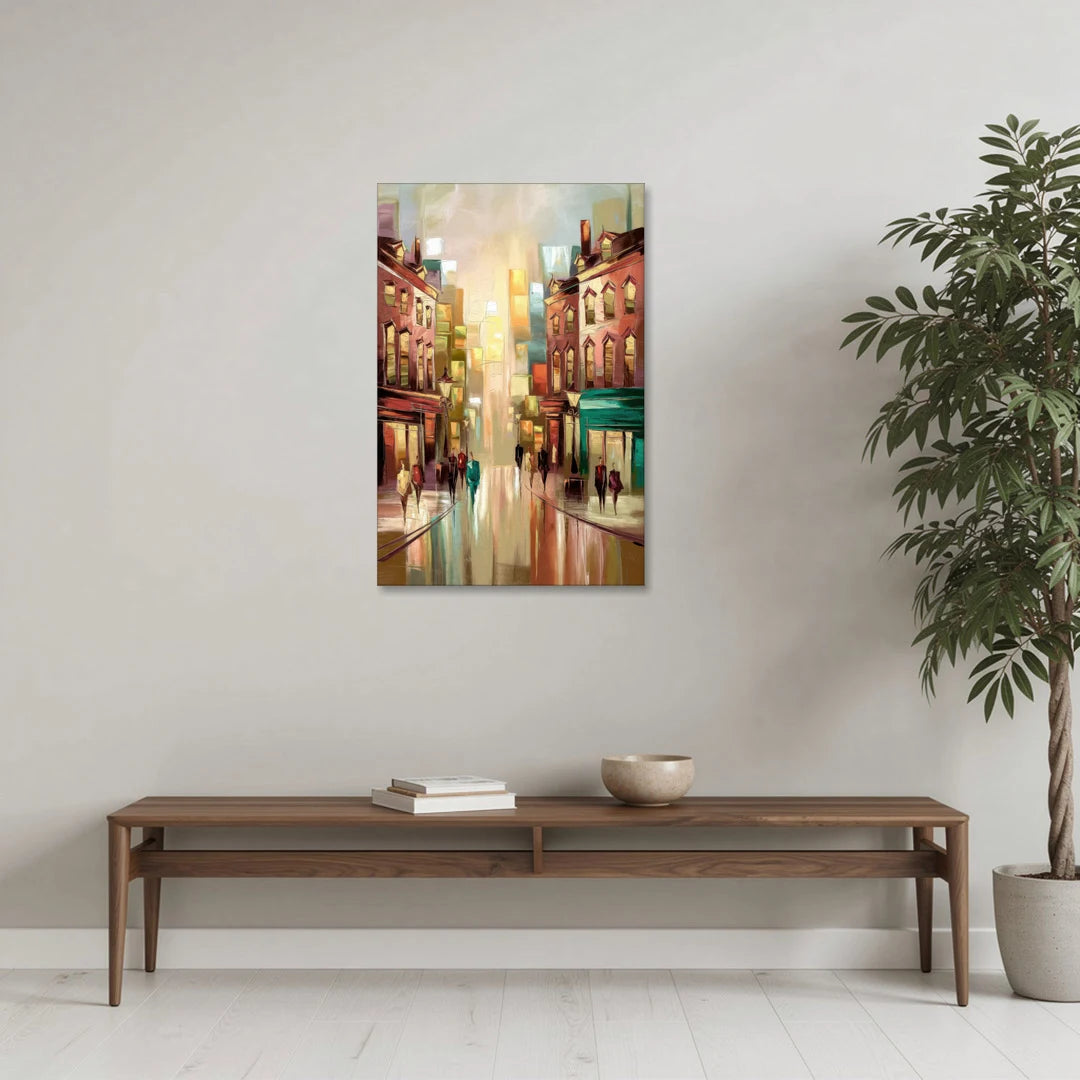 Camden Downtown Streetscape - Canvas Wall Art - Coffee Table - 24x36