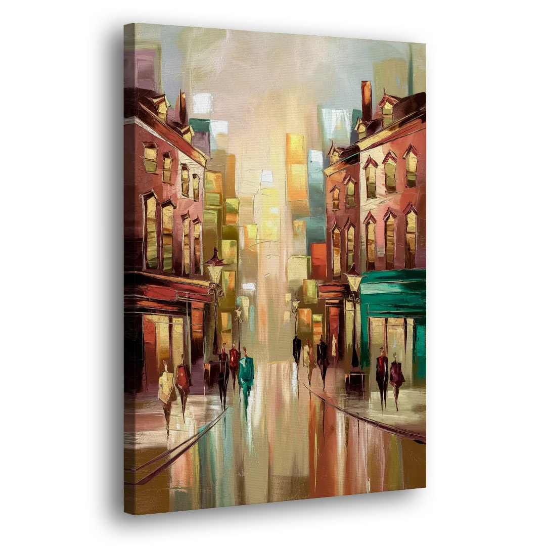 Camden Downtown Streetscape Side - Canvas Wall Art