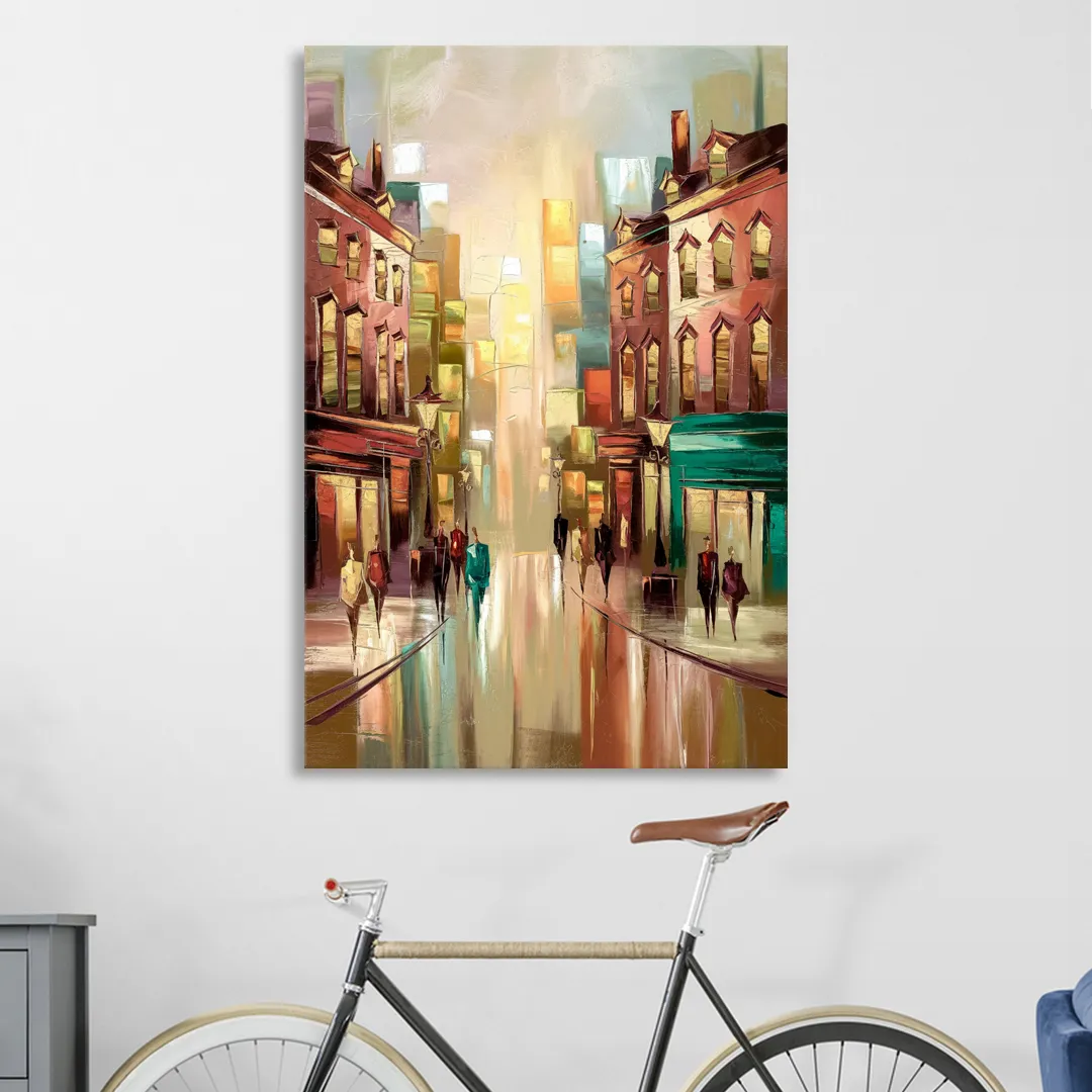Camden Downtown Streetscape Sitting Room - Canvas Wall Art