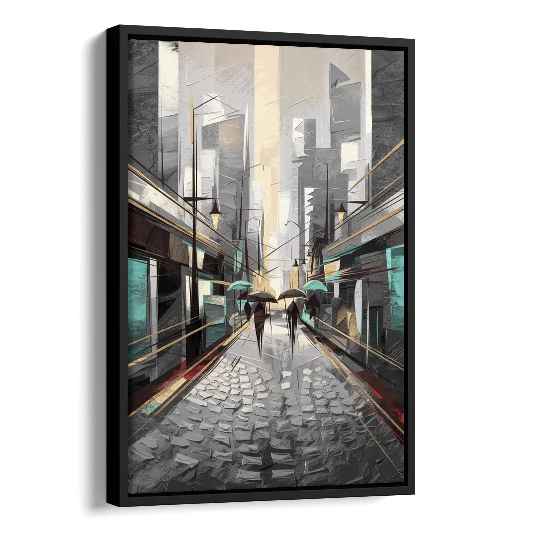 Camden Urban Charm Side - Black Canvas Wall Art