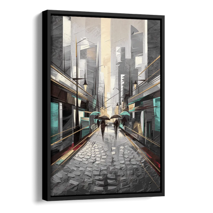 Camden Urban Charm Side - Black Canvas Wall Art
