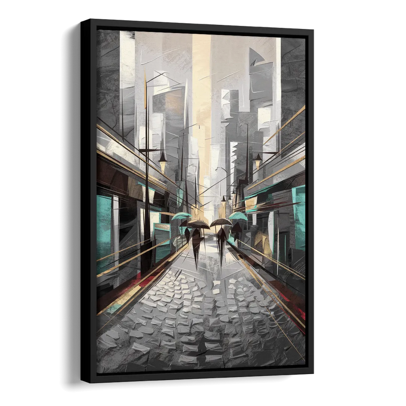 Camden Urban Charm Side - Black Canvas Wall Art