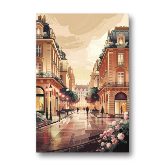 Camden Urban Charm Cityscape - Canvas Wall Art - Front
