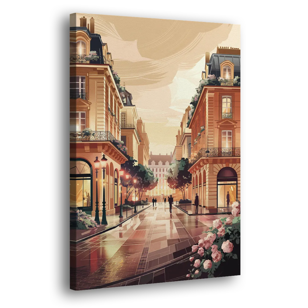 Camden Urban Charm Cityscape Side - Canvas Wall Art