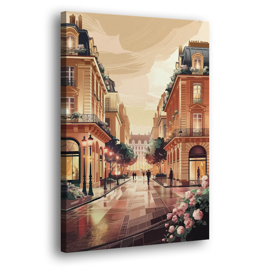Camden Urban Charm Cityscape Side - Canvas Wall Art