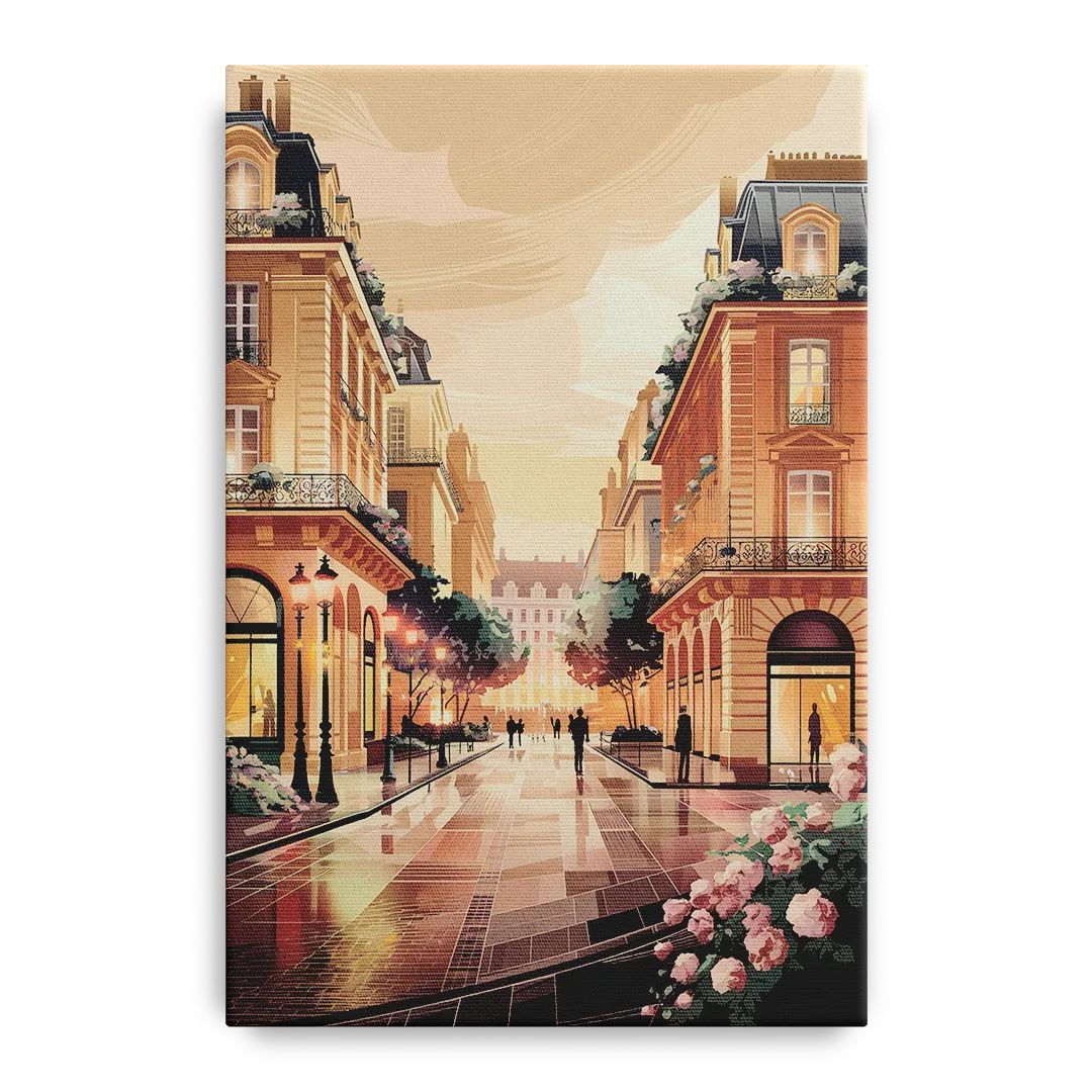 Camden Urban Charm Cityscape Front - Canvas Wall Art