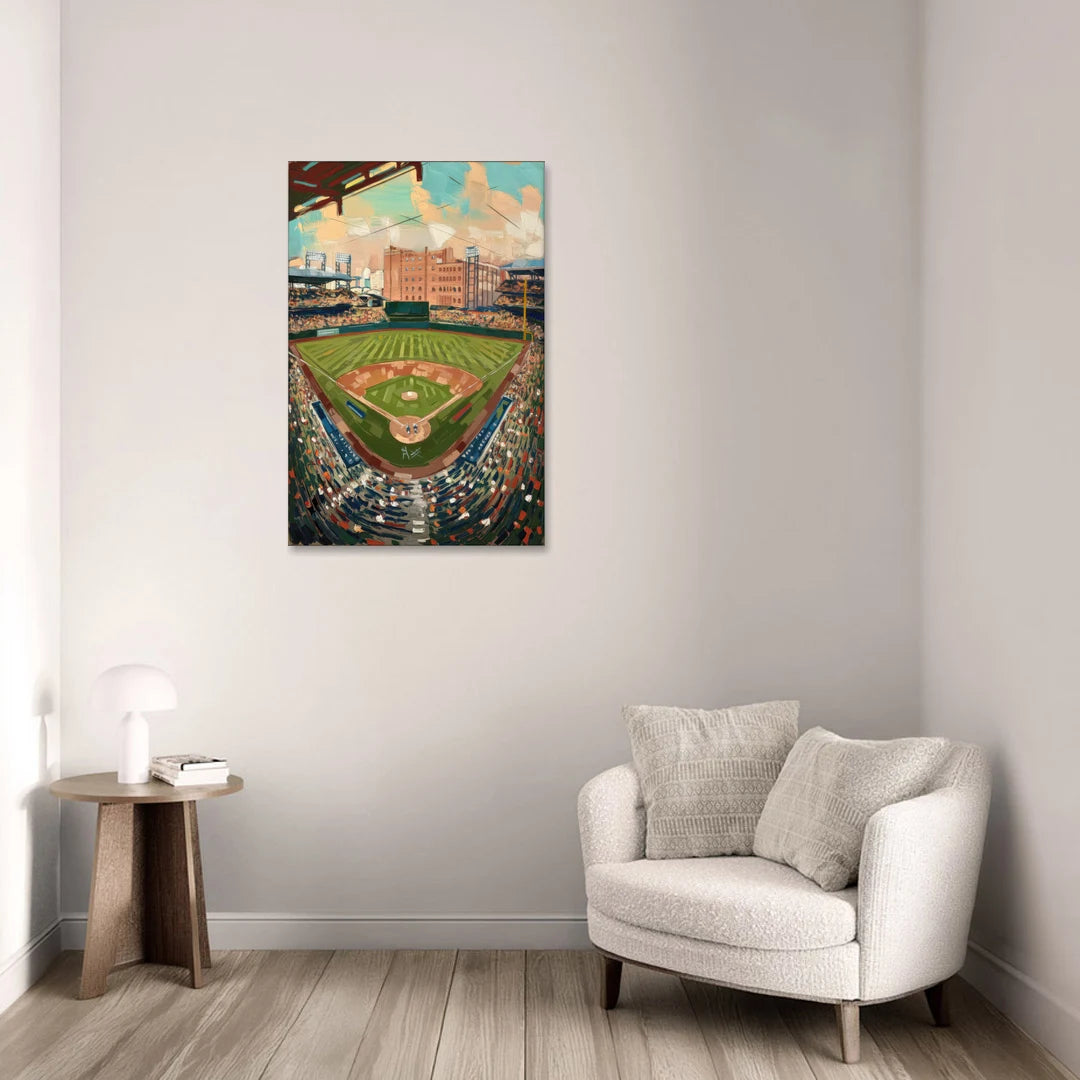 Camden Yards Orioles Tribute - Canvas Wall Art - Sofa - 24x36