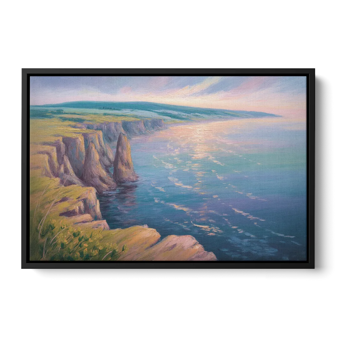 Cape Breton Highlands Front - Black Canvas Wall Art