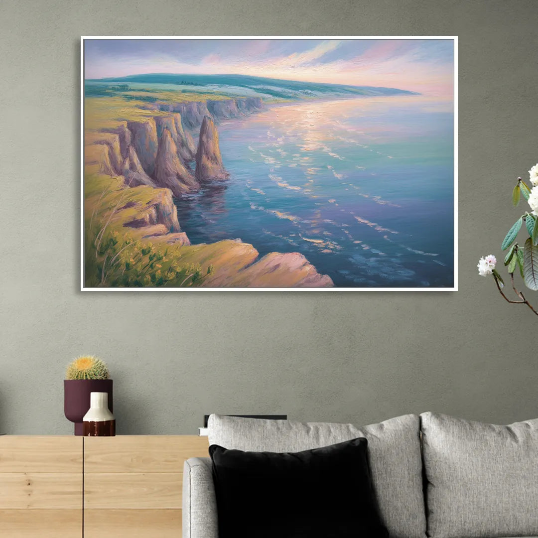 Cape Breton Highlands Living Room - White Canvas Wall Art